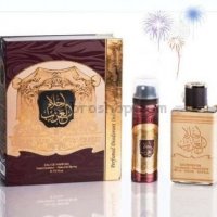 Луксозен арабски парфюм Ahlam al Arab от Al Zaafaran 100ml + БЕЗПЛАТЕН дезодорант -сандалово дърво, , снимка 1 - Мъжки парфюми - 39335595