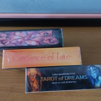 Великолепни таро карти: Marchetti Tarot & Gilded Tarot & Tarot of Dreams, снимка 2 - Други игри - 36311498