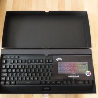 HQMAX QWERTZ с RGB подсветка, Геймърска клавиатура, снимка 2 - Клавиатури и мишки - 40101477
