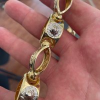 Нов Златен ланец синджир Versace 42.29 гр, снимка 4 - Колиета, медальони, синджири - 41523081