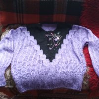 Блуза мохер, снимка 1 - Блузи с дълъг ръкав и пуловери - 38657006