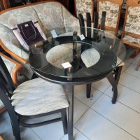 Дизайнерски трапезна  маса с 2 стола,Италия, снимка 2 - Маси - 41810054