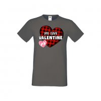 Мъжка тениска Свети Валентин My Tiny Valentine , снимка 4 - Тениски - 35712307