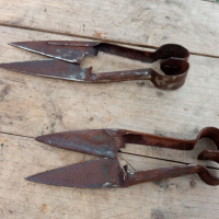 Стари ножици за вълна, снимка 2 - Антикварни и старинни предмети - 36482849