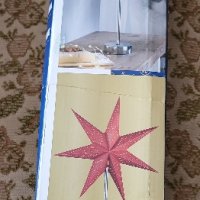 коледна лампа-звезда, снимка 1 - Декорация за дома - 42650044