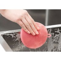 СИЛИКОНОВА ГЪБА ЗА МИЕНЕ SILICONE WASH BRUSH, снимка 5 - Други - 40362714