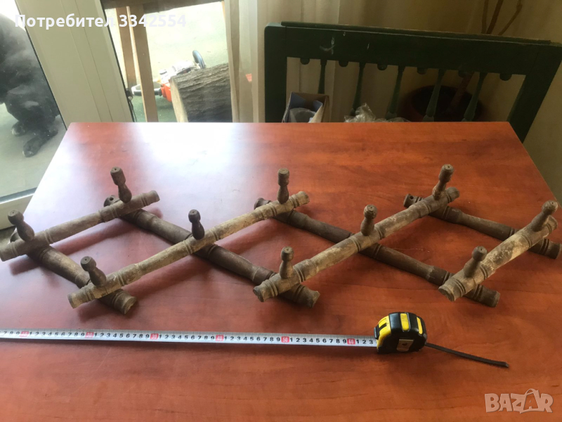 ЗАКАЧАЛКА ОКАЧАЛКА ДЪРВО РАЗТЕГАТЕЛНА СТЕННА РАЗДВИЖНА, снимка 1