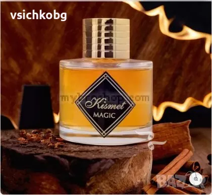 Луксозен aрабски парфюм KISMET MAGIC на Maison Alhambra 100 мл Ванилия, пчелна пита и кехлибар,коняк, снимка 1