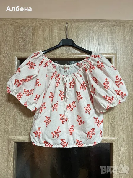 Топ H&M от ленена смес, снимка 1