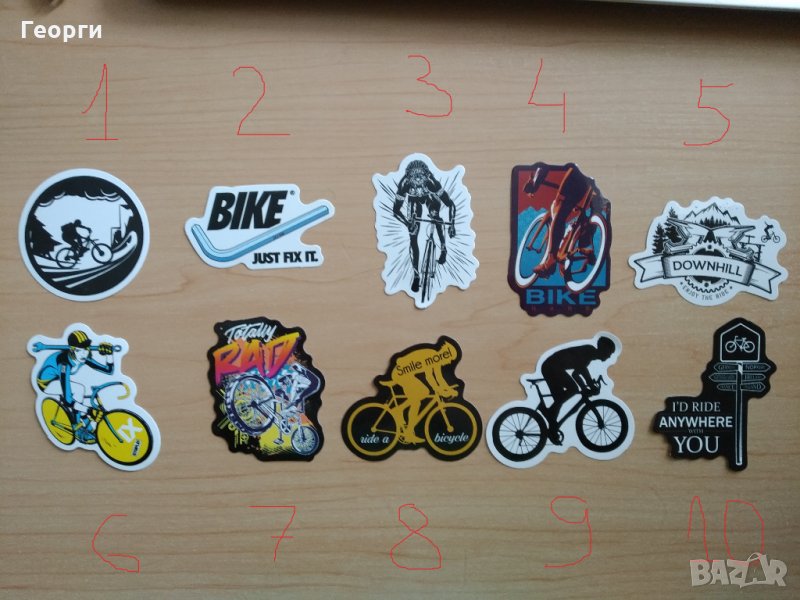 Стикер за велосипед, Bike stikers, снимка 1