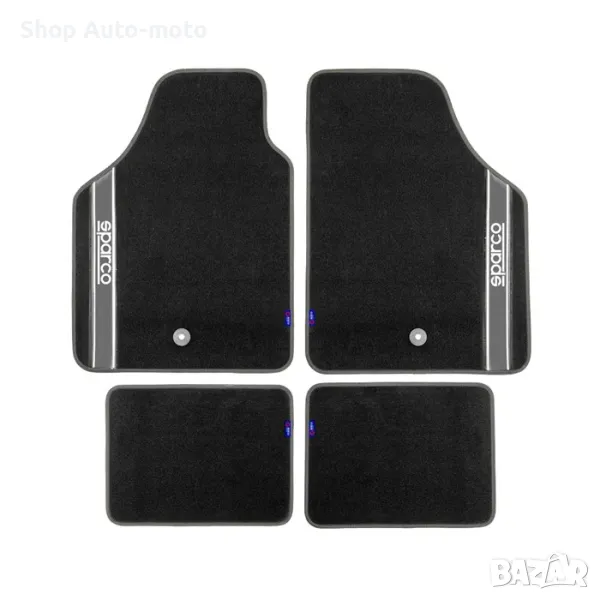 Стелки Automat, Мокет, Универсални, Черен със сив, 4бр, снимка 1