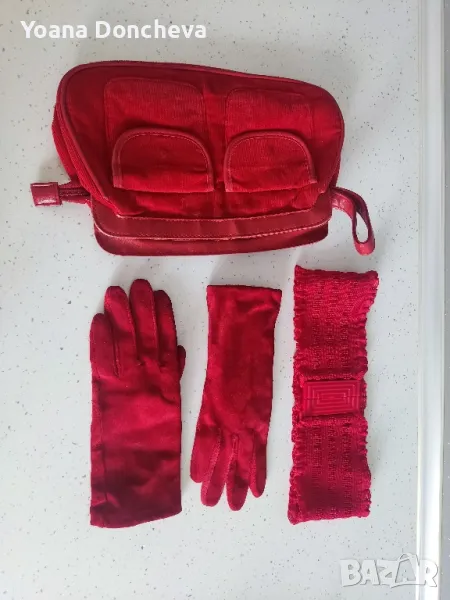 комплект чанта ръкавици колан, снимка 1