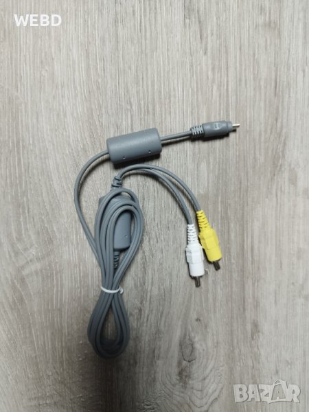 Кабел RCA AV TV Video Cable Nikon CoolPix 7600 7900 84000 8800 L1 L10 L11, снимка 1