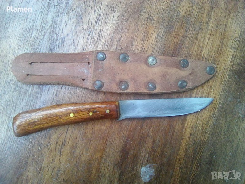 Български правен нож народно творчество кама, снимка 1