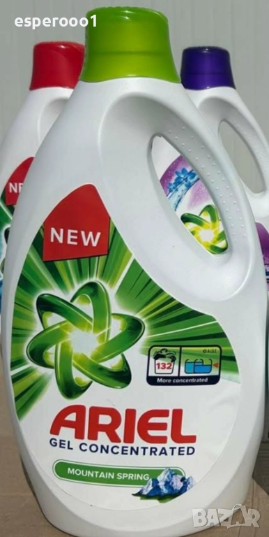 Течен Ariel - 132 пранета, снимка 1