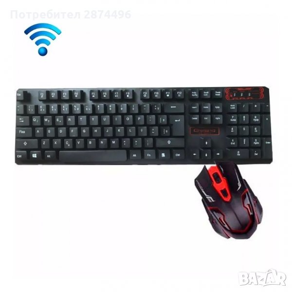 6500 Безжична гейм клавиатура и мишка HK6500, снимка 1