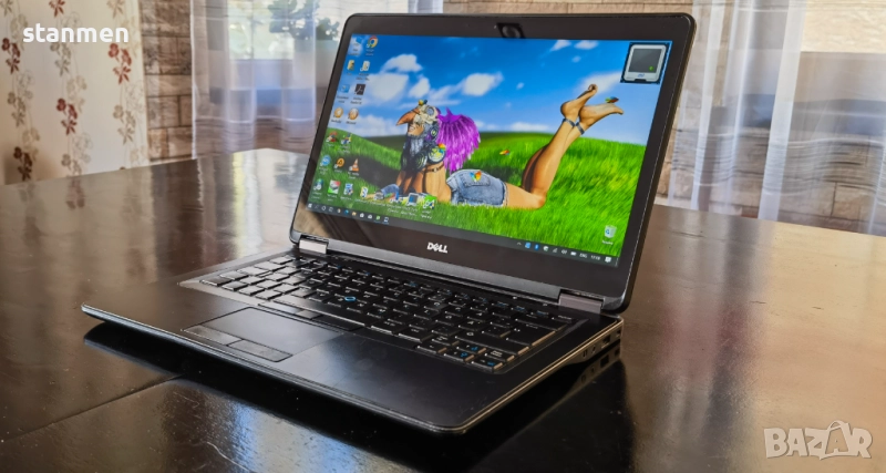 Продавам Touchscreen лаптоп Dell Latitude E7440/IpsFullHDмат14сКам/4х1.6ghzThr/8gb/SSD250gb/Профилак, снимка 1
