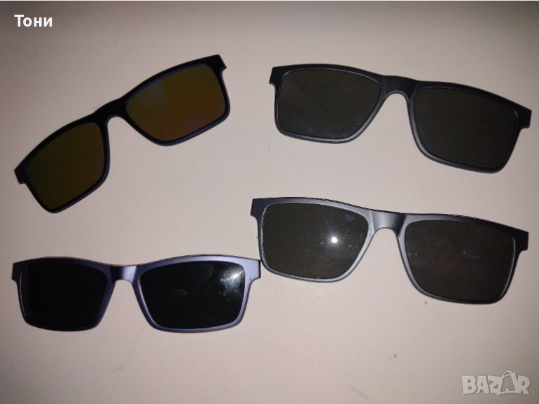 Магнитен клипс / слюда за очила с диоптър / диоптрични рамки, снимка 1