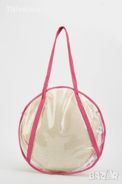 Кръгла плажна чанта, снимка 1