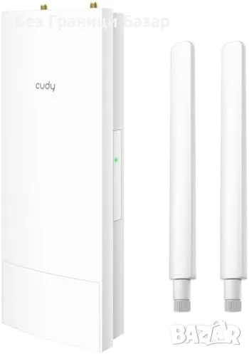 Нов Високоефективен Wi-Fi 6 рутер за открито, водоустойчив, MU-MIMO, снимка 1