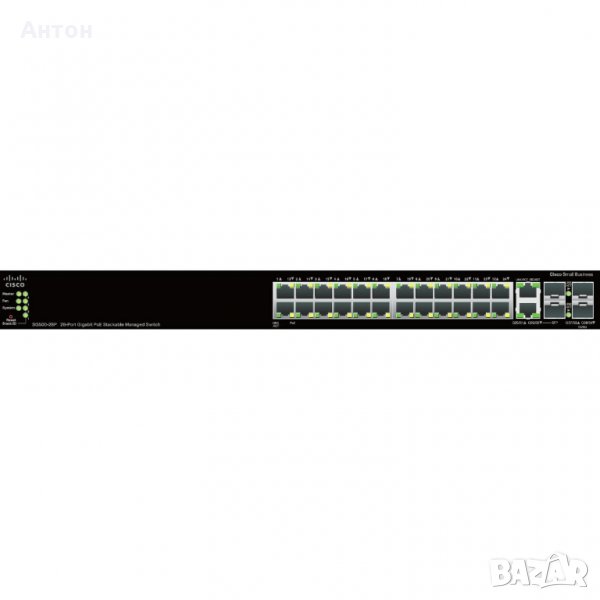 Cisco SG 500-28P 28-port Gigabit POE+ Stackable Managed Switch, снимка 1