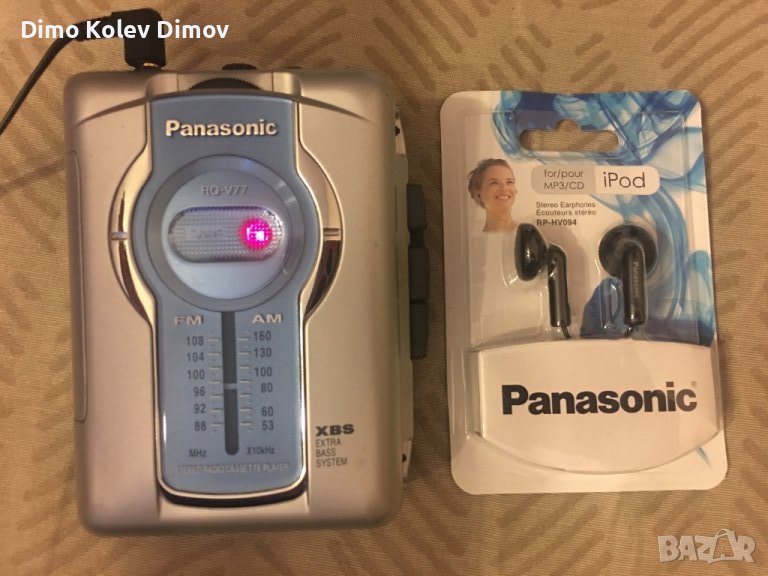 Panasonic RQ V77 Като Нов! Уокмен Walkman + Подарък, снимка 1