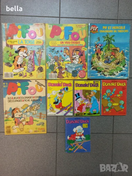 Стари комикси Доналд Дък и Пиф, снимка 1