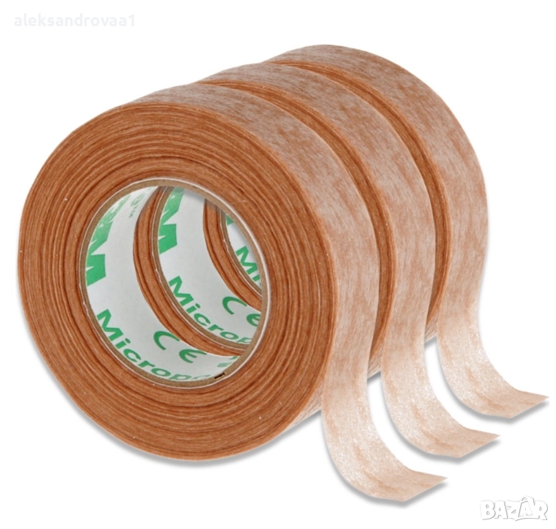 Микропорна медицинска лепенка Micropore – телесен цвят – 5 броя, снимка 1