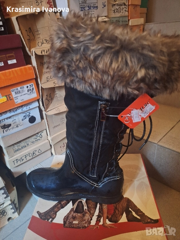 нови ботуши Мегияс гума и кожа, снимка 1