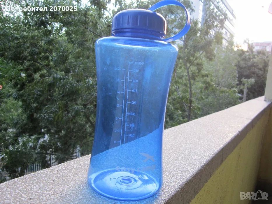 Бутилка за течности "Иизи кемп" 1л. със скала за вместимост, снимка 1