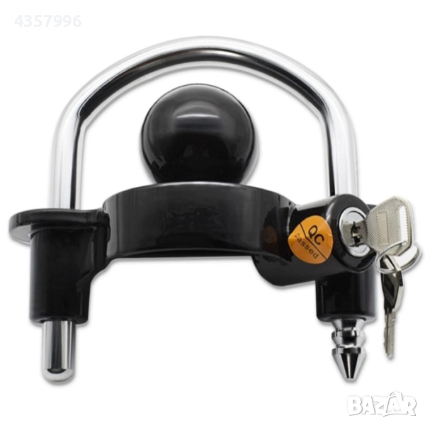 Универсален катинар за теглич с топка, За каравани и ремаркета, снимка 1