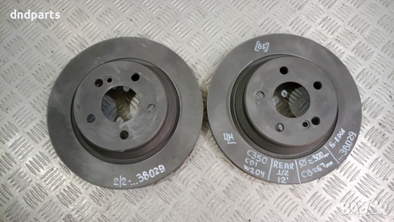 Задни дискове Mercedes C350 CDI W204 2012г.	, снимка 1