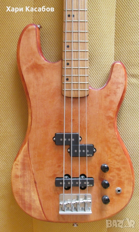 Напълно реновирана бас китара Puldin, снимка 1