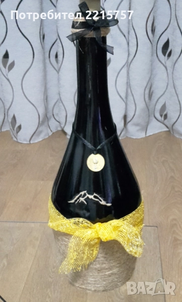 Ръчно украсени вази,шишета., снимка 1