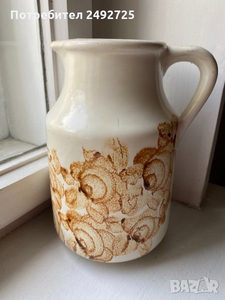 ✅кана ваза българска, голяма рисувана, снимка 1