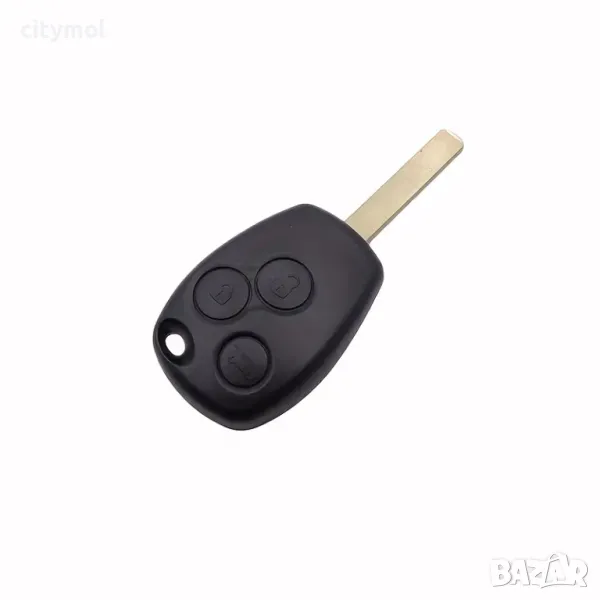 Калъф за ключ Renault с 3 бутона и острие VA2 за Renault/Dacia:Clio, Kangoo, Master, Modus, Trafic, , снимка 1