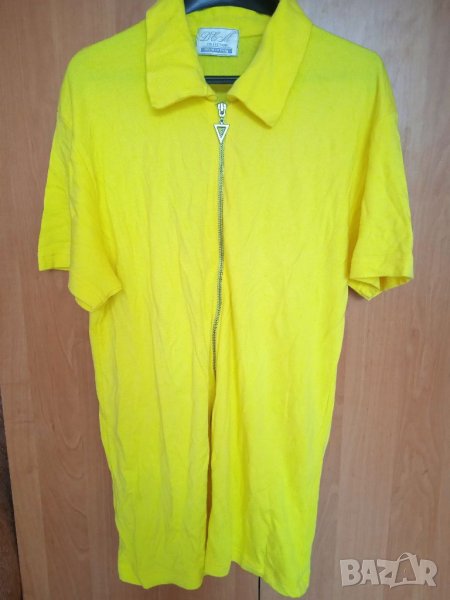 Жълта туника с цип, снимка 1