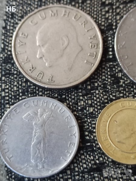 Турски монети различни години, снимка 1