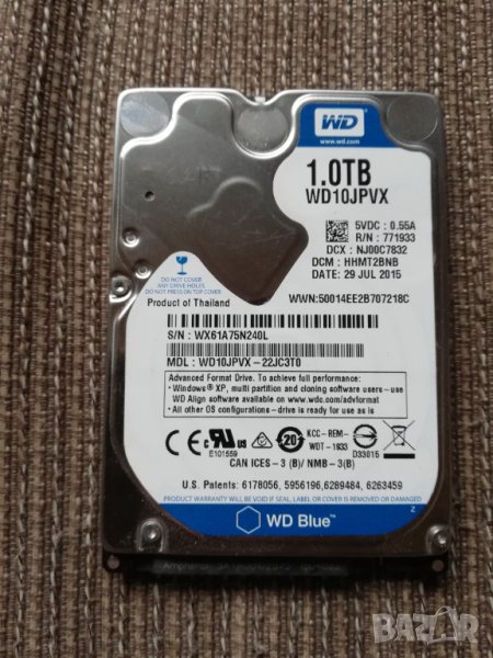 HDD 1TB хард диск 2.5" за лаптоп или преносима памет, снимка 1