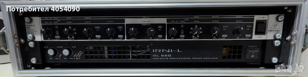 IRNI DL660+Behringer SUPER X PRO CX2310+Cace Proel, снимка 1