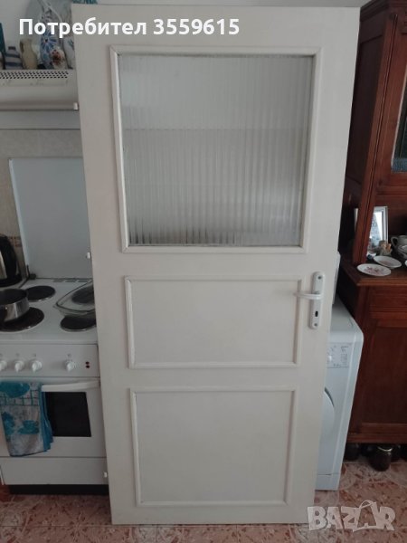 интериорна дървена врата, снимка 1