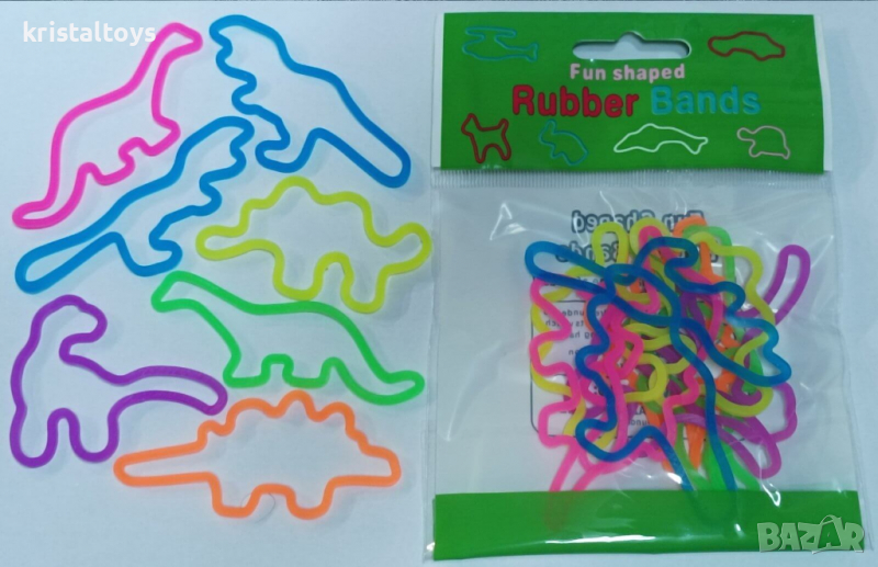 Гривна силиконова с различни форми Бандис, снимка 1