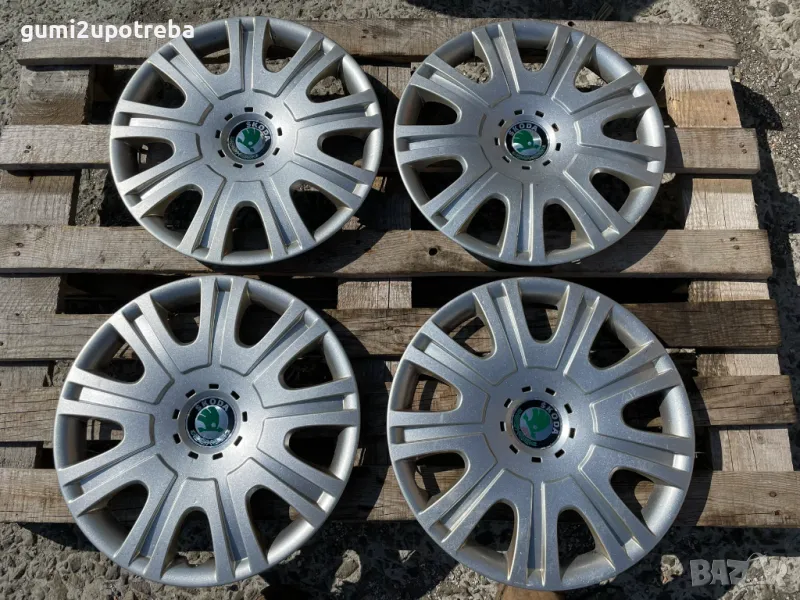 15 цола Тасове SKODA Fabia Octavia 1Z0601147E Оригинал, снимка 1