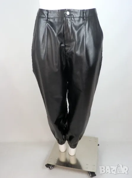  XXL-XXXL Черен кожен панталон , снимка 1