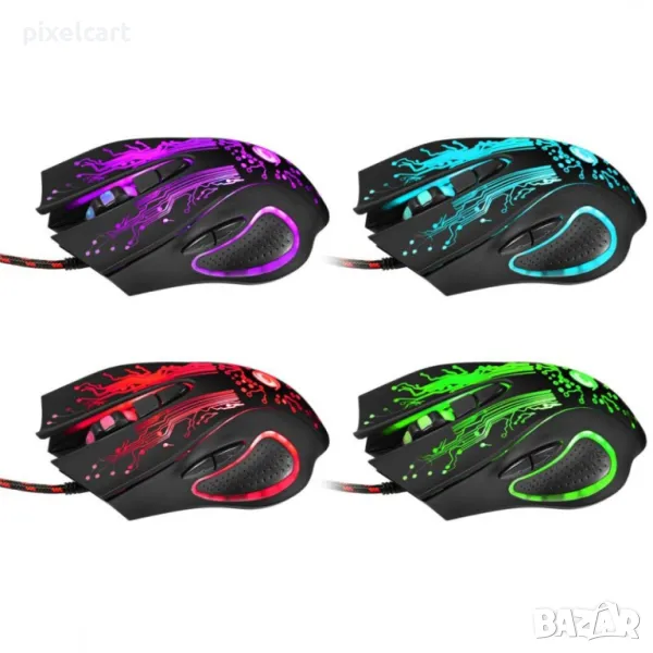 Геймърска светеща мишка, снимка 1