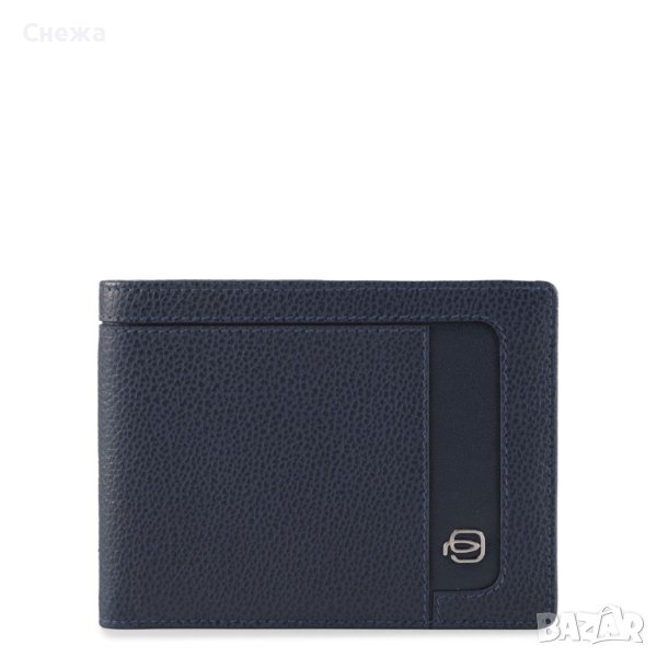 Piquadro Erse с RFID защита черен портфейл за 15 карти, снимка 1