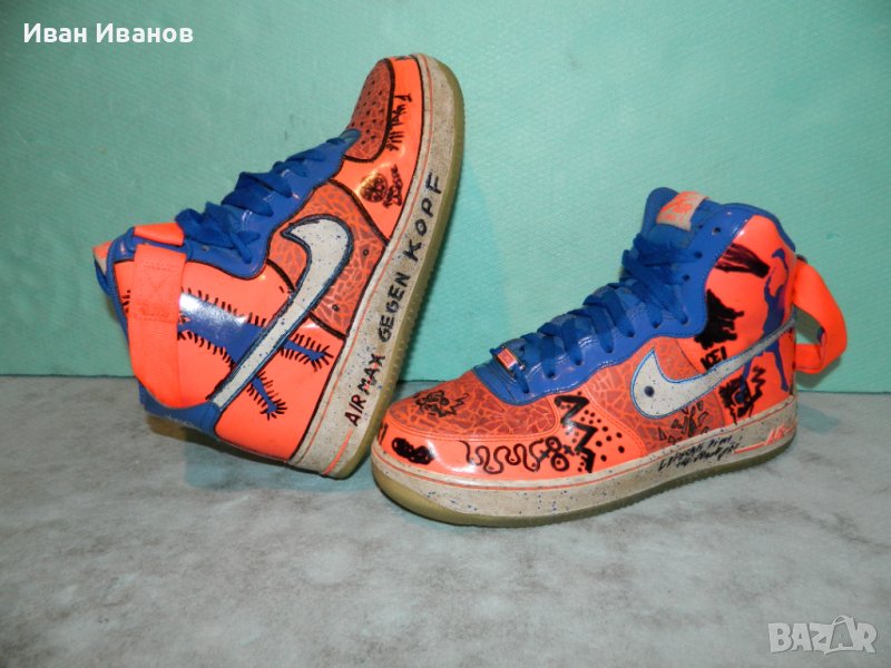 NIKE AIR FORCE 1 HI CMFT PRM RW QS "TOTAL CRIMSON"номер 43-44, снимка 1
