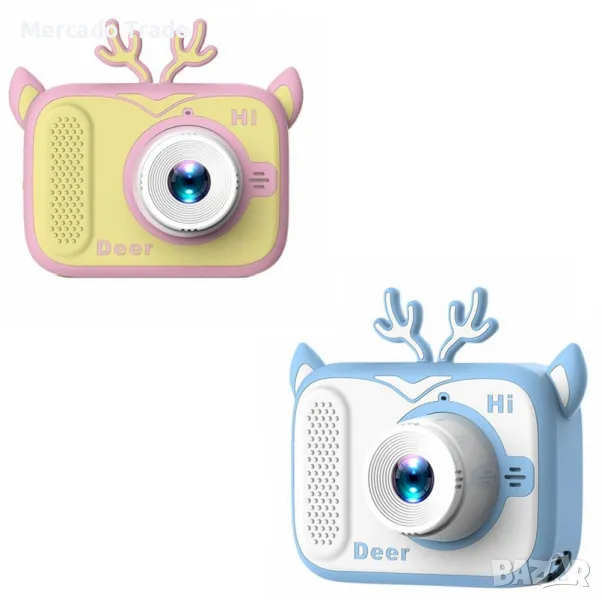 Детски фотоапарат Mercado Trade, Еленче, Различни цветове, снимка 1