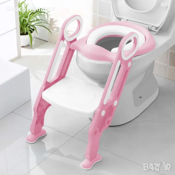 Седалка за тоалетна чиния, регулируема по височина, снимка 1