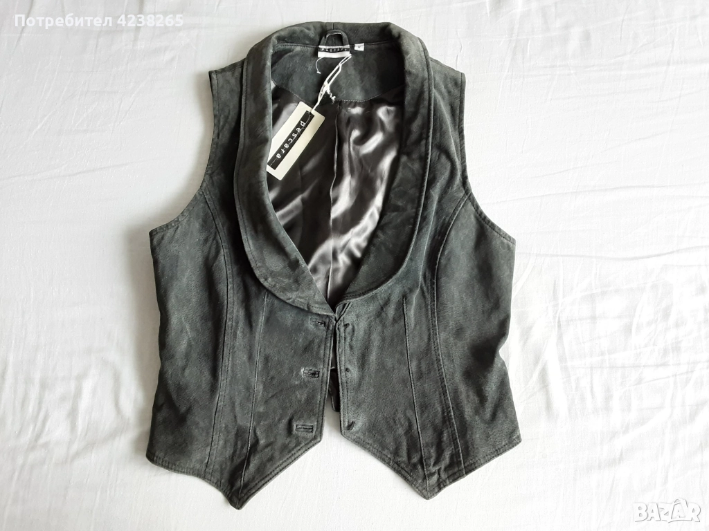 eлек нов "Pescara" естествена кожа-велур , снимка 1